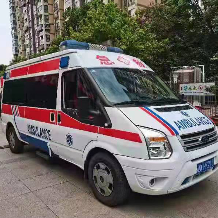 金凤长途救护车护送病人返乡